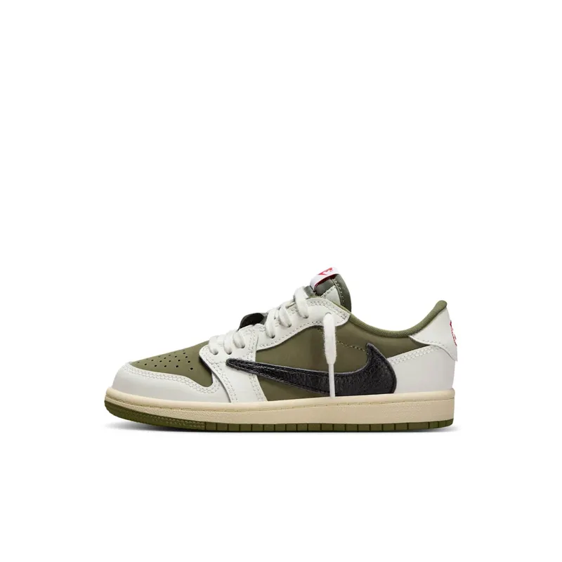 Jordan 1 Retro Low OG SP PS “Travis Scott – Medium Olive” “Medium Olive/Black/Sail” | DO5442-200