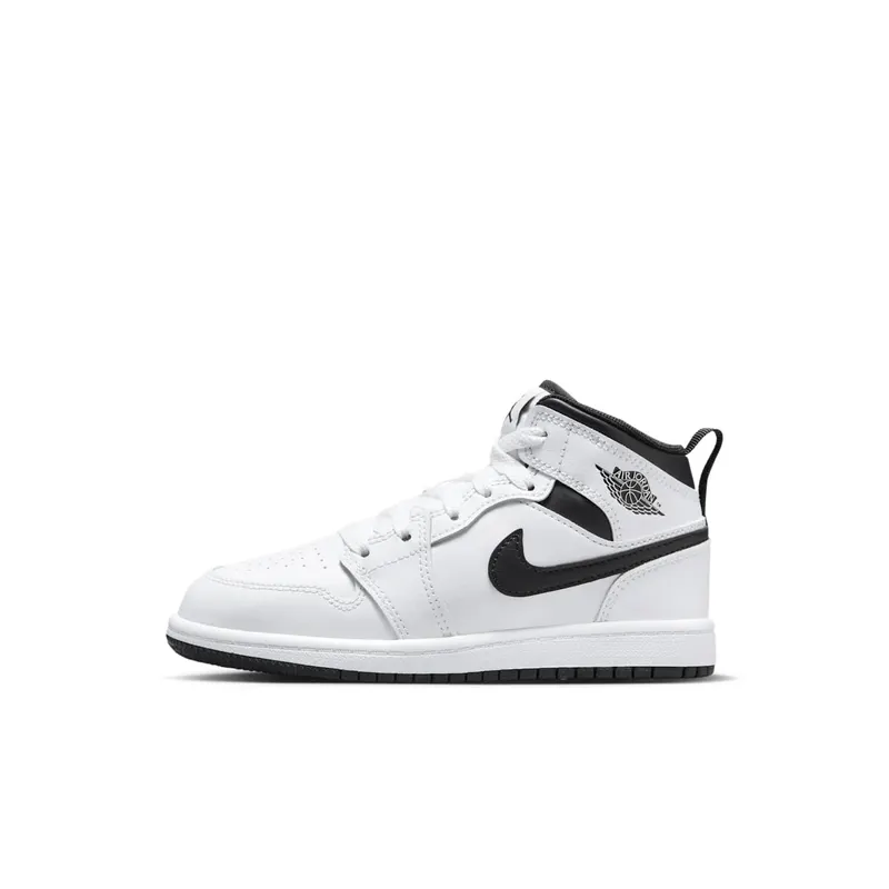 Jordan 1 Mid Reverse Panda “White / Black / White” | DQ8424-132