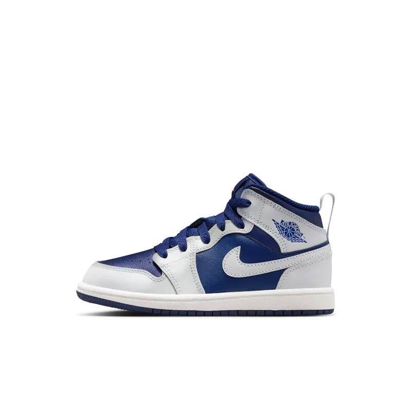 Jordan 1 Mid Blue Void “Blue Void / Summit White / Hot Lava” | DQ8424-403