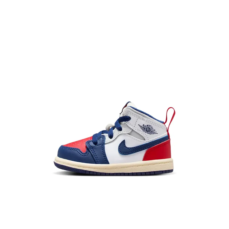 Jordan 1 Mid Rare Air “White / University Red / Neutral Grey” | DQ8425-102