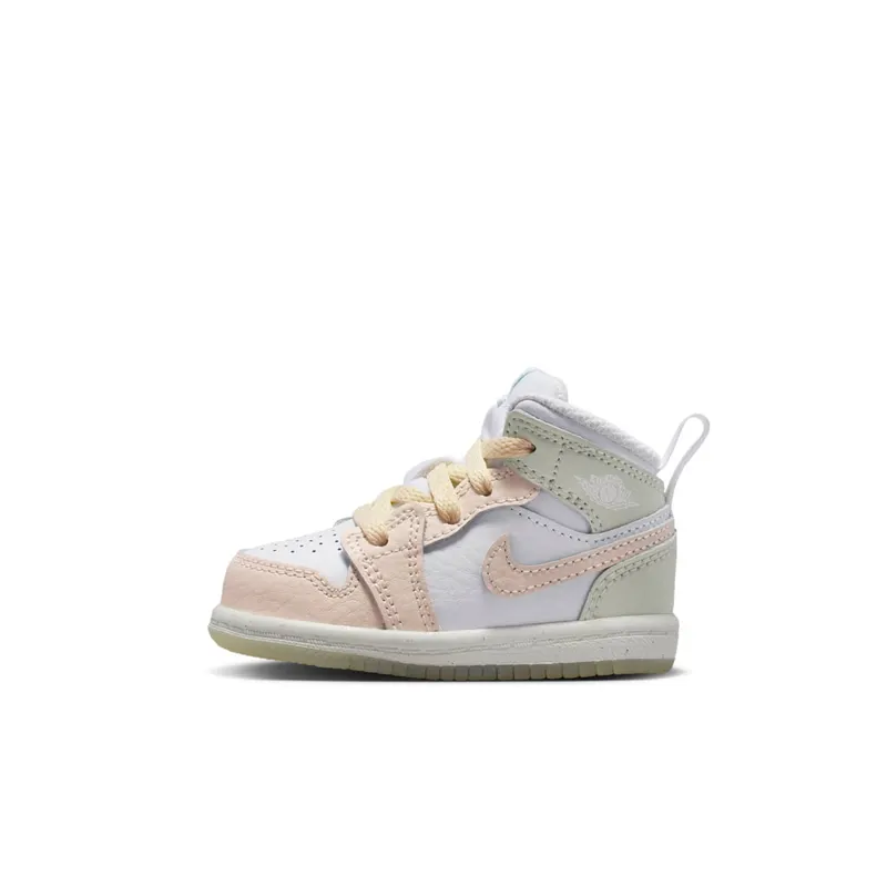 Jordan 1 Mid SE White Sea Glass Guava Ice “Sail / Sea Glass / Glacier Blue” | HJ5939-100