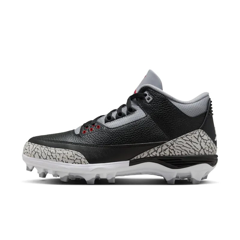 Jordan 3 Mid Retro TD “Black Cement” | FZ8626-001