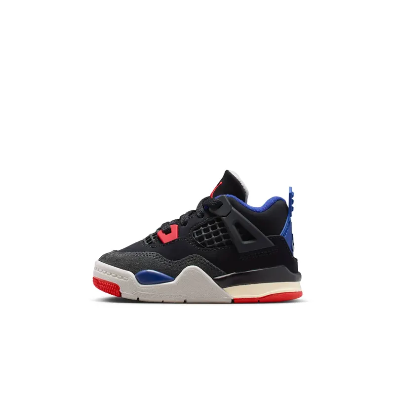 Air Jordan 4 TD “Rare Air” “Black/Fire Red/Deep Royal Blue/Dark Smoke Grey” | IB4387-003