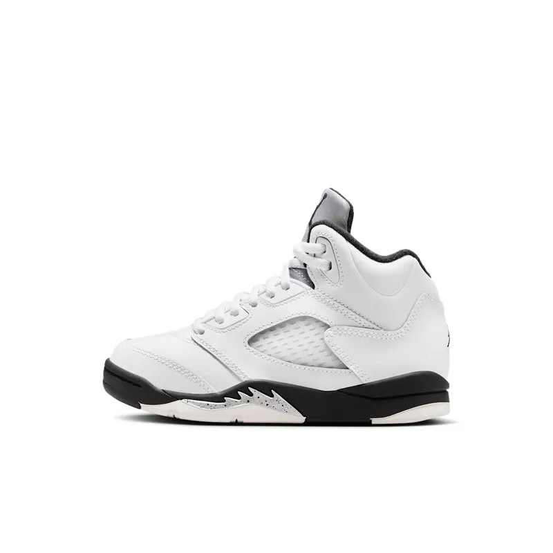 Jordan 5 Retro Reverse Metallic “White / Black / Sail” | 440889-110