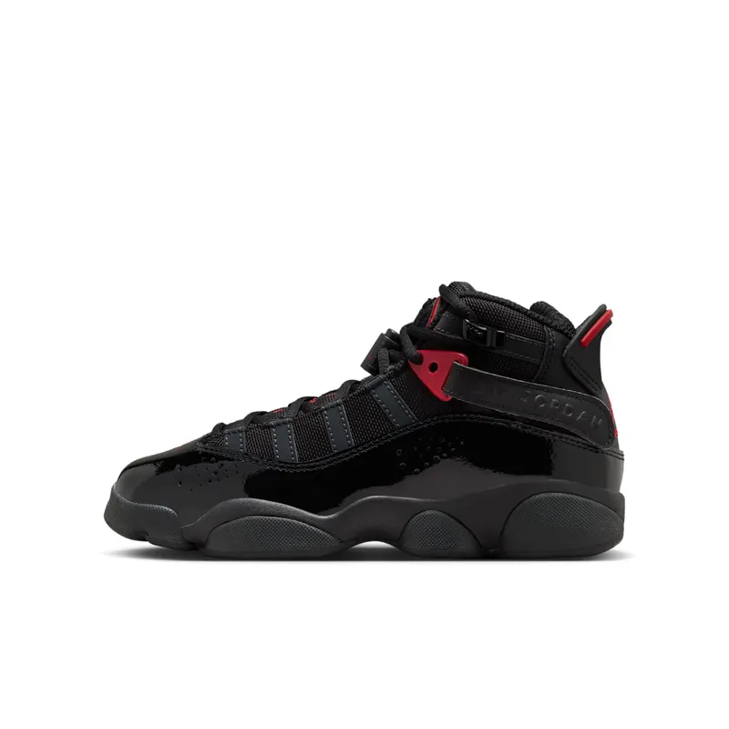 Jordan 6 Rings GS “Black Varsity Red” | 323419-026