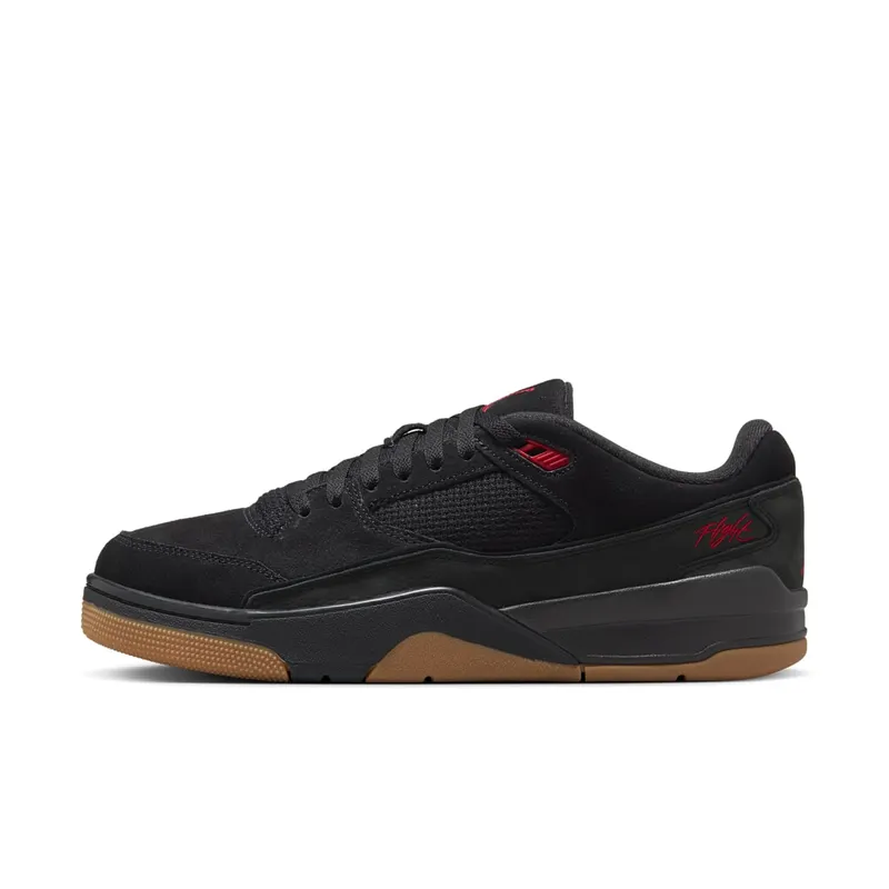 Jordan Flight Court Black Red “Black / Red / Gum” | HF3255-001