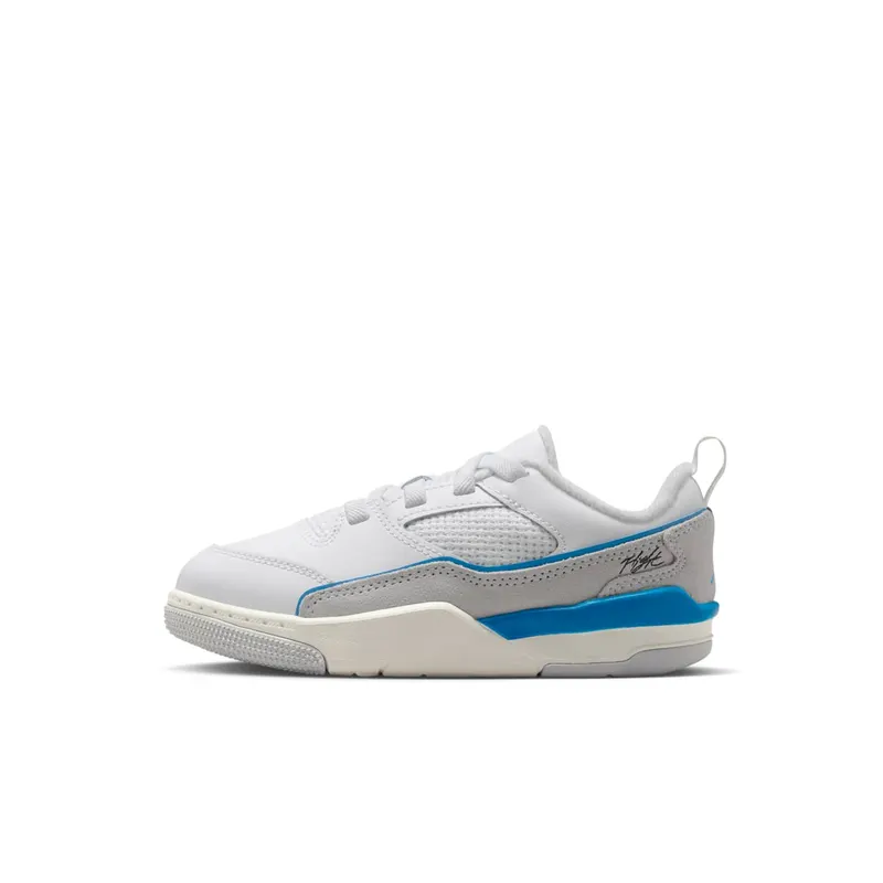 Jordan Flight Court White Photo Blue “White / Pure Platinum / Sail” | HF3332-104