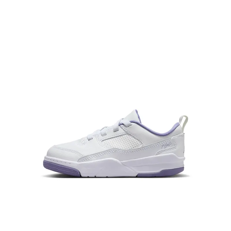 Jordan Flight Court White Dusty Amethyst | HF3332-115