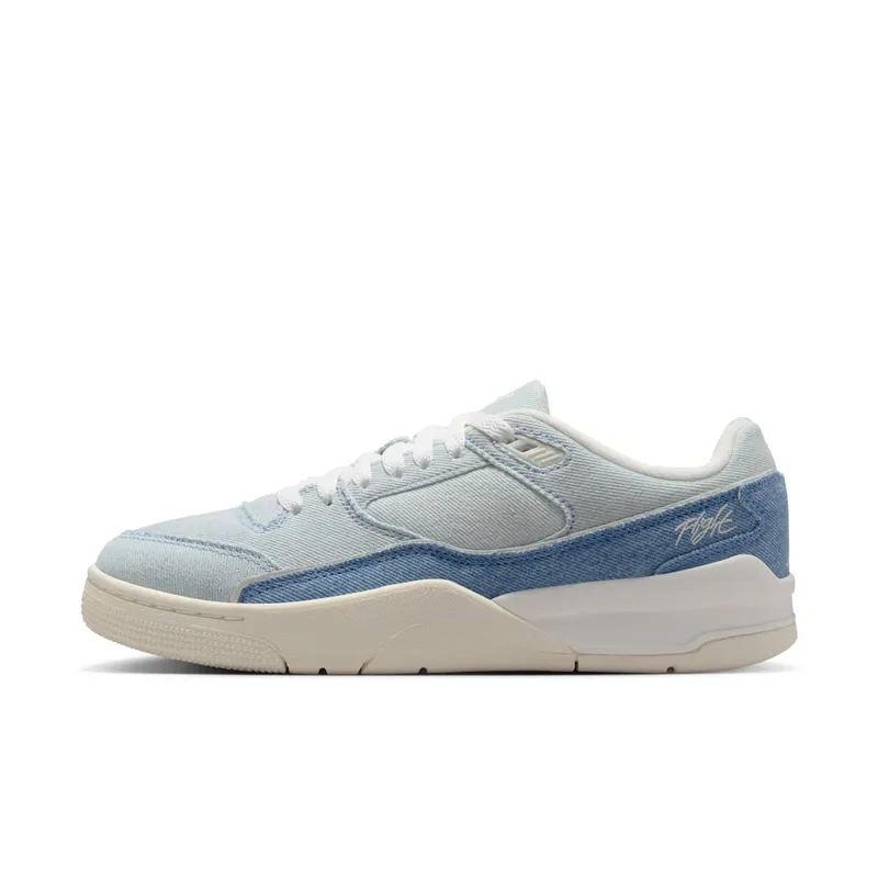 Jordan Flight Court SE Denim “Sail / Worn Blue / Gum Light Brown” | IB4414-100