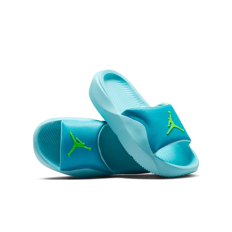Jordan Franchise Slide Chlorine Blue Copa Electric Green | HF4490-400