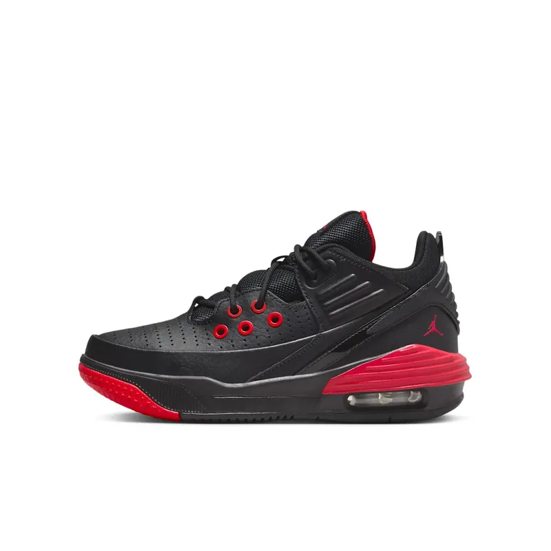 Jordan Max Aura 5 Black University Red “Black / Black / University Red” | DZ4352-006