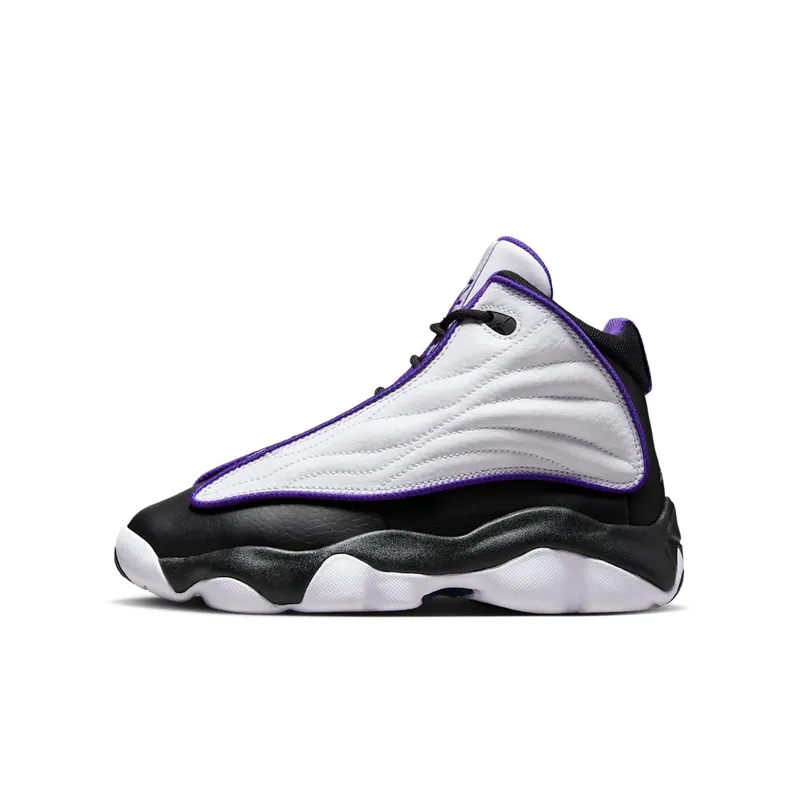 AIR Jordan PRO STRONG GS “White Black Electro Purple” “White/Black/Purple” | DC7911-150