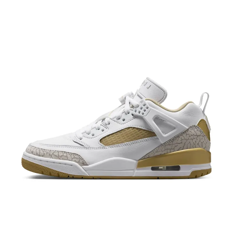 Jordan Spiz’ike Low – “White / Neutral Grey / Team Gold / Metallic Gold” | IR1836-104