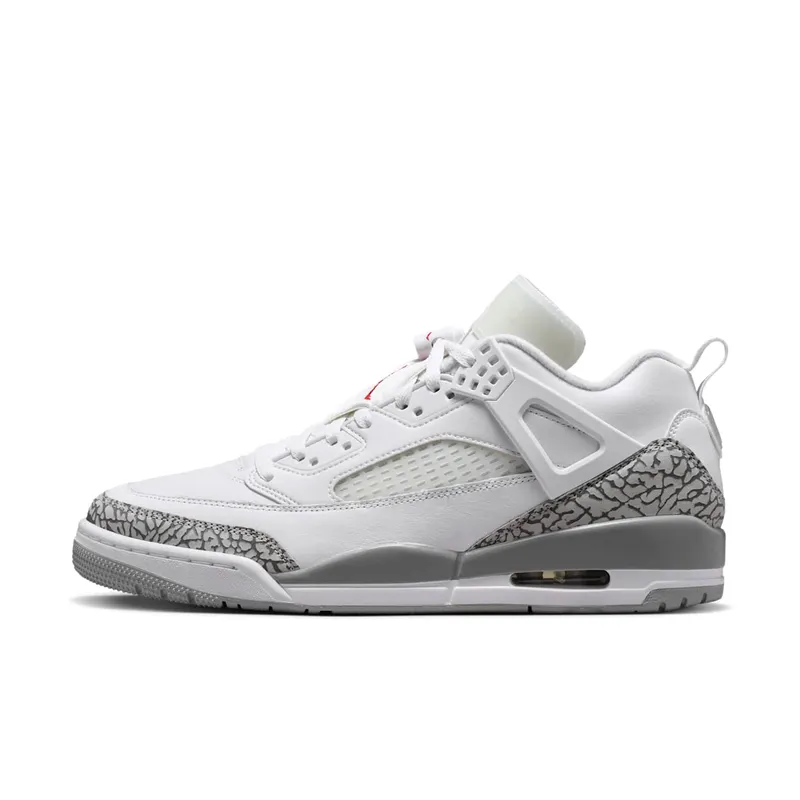 Jordan Spizike Low White Cement “White / Varsity Red / Cool Grey” | IO7724-100