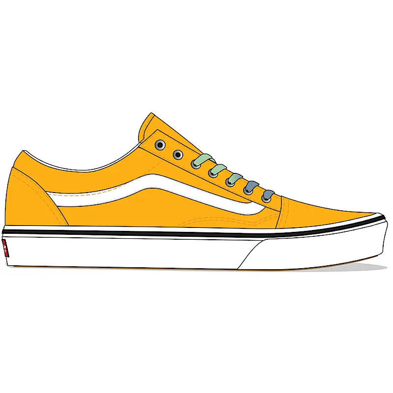 Vans ComfyCush Old Skool “Saffron-True White” | VN0A3WMA4BM