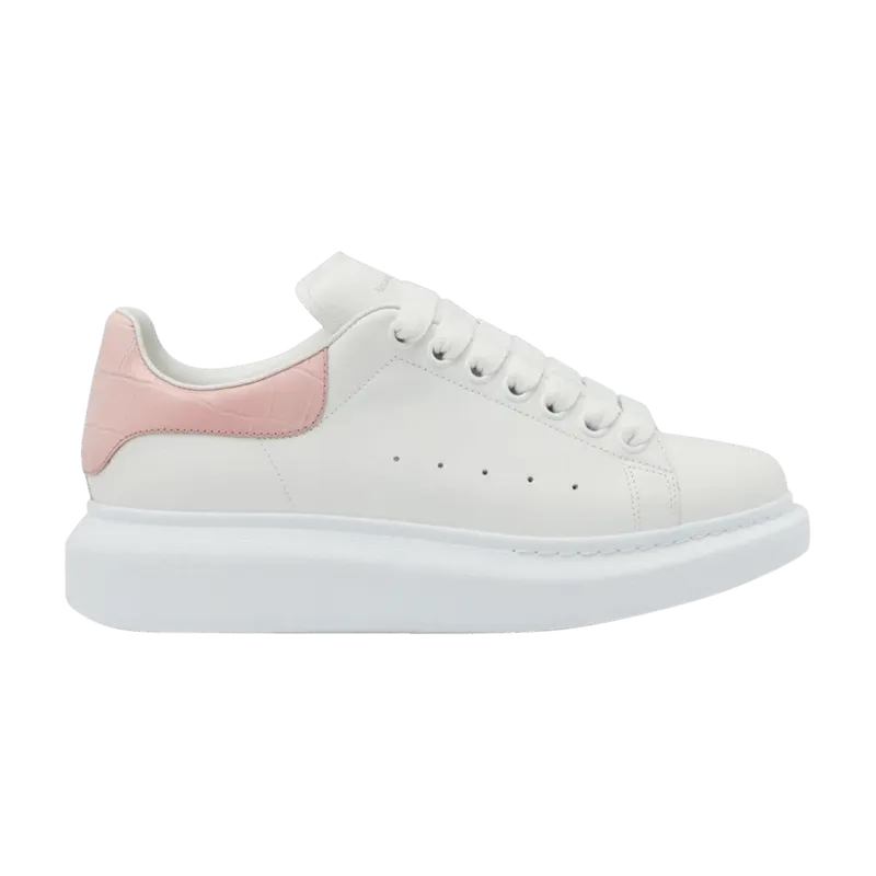 Alexander McQueen Oversized White Pink | 718233WIEE68742