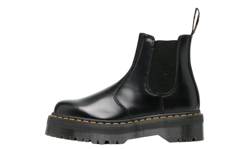 Dr Martens 2976 Smooth Leather Platform Chelsea Boots “Black” | 24687001