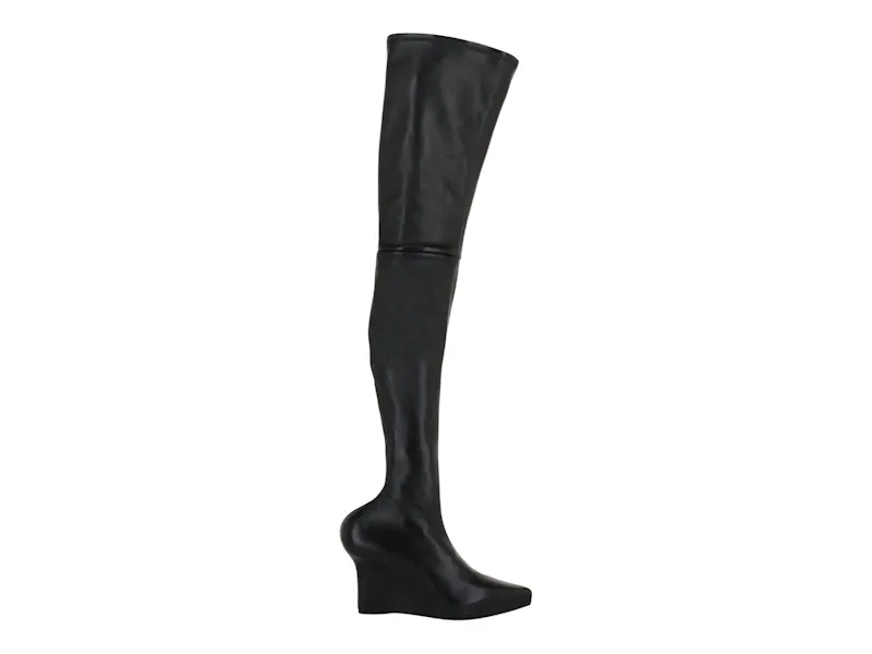 Givenchy Show Stretch-Leather Over-The-Knee Boots Black | BE702D-E1J5-001