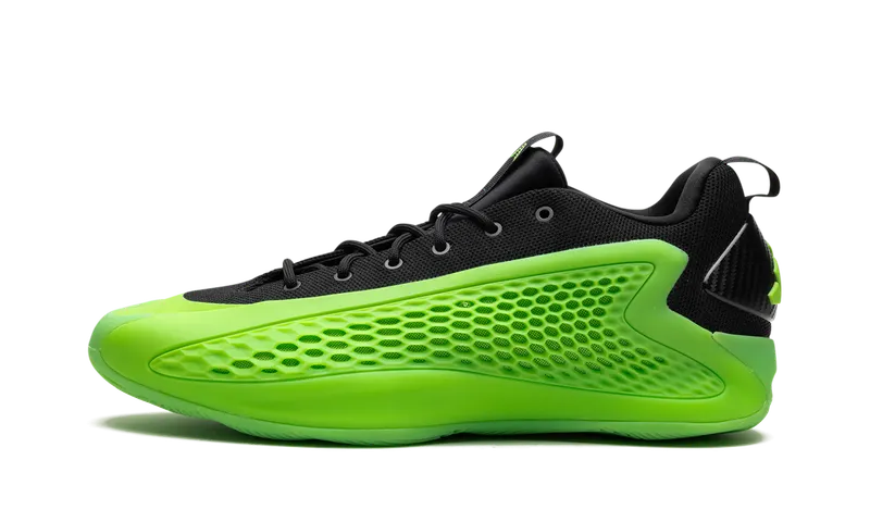Adidas Anthony Edwards 1 Low Basketball Lucid Lime / Aurora Ink / Core Black “Black/Slime” | JI4065