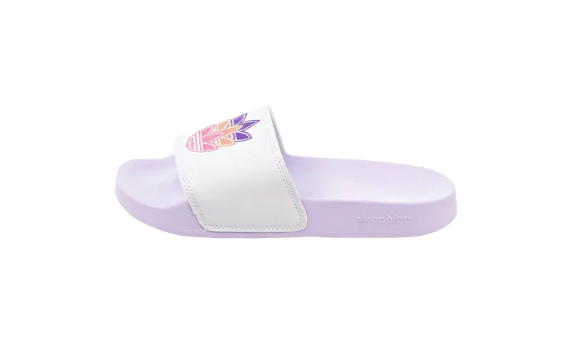 Adidas Adilette Lite Slides “Cloud White / Purple” | GZ8144