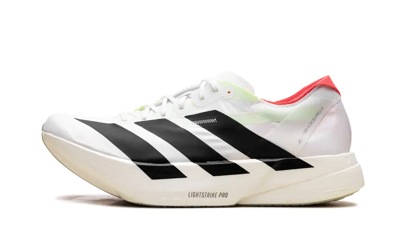 Adidas Adizero Adios Pro 4 Cloud White / Core Black / Silver Metallic | JR1094