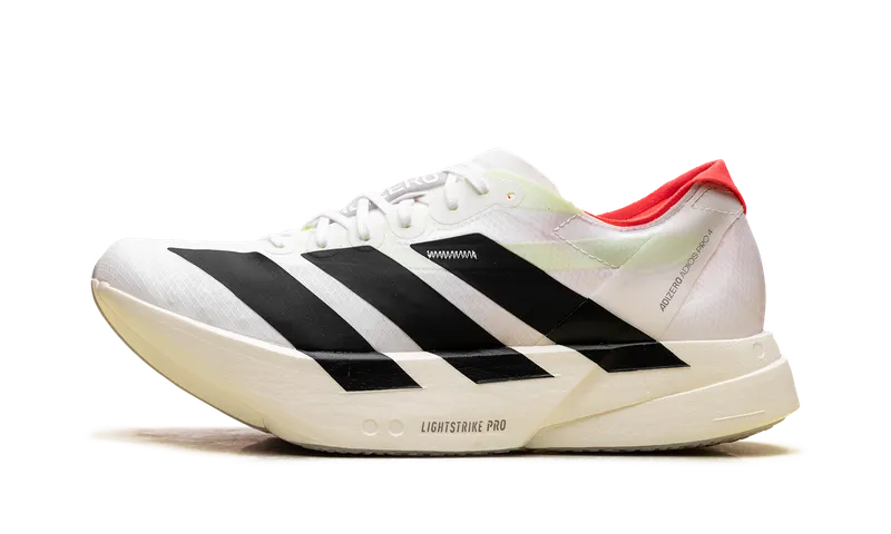 Adidas Adizero Adios Pro 4 Cloud White / Core Black / Silver Metallic | JR1163