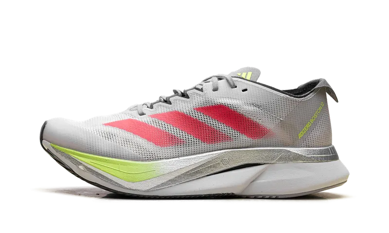 Adidas Adizero Boston 12 Dash Grey / Lucid Red / Lucid Lemon | JI4473