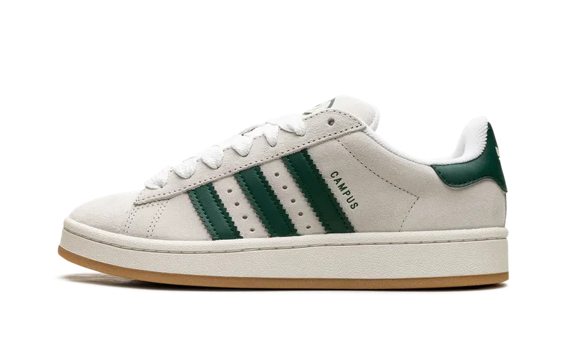 Adidas Campus 00s Crystal White / Core White / Collegiate Green | JQ7784