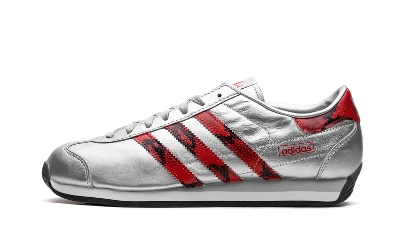 Adidas Country Japan Silver Metallic / Better Scarlet / Core Black | JP7088
