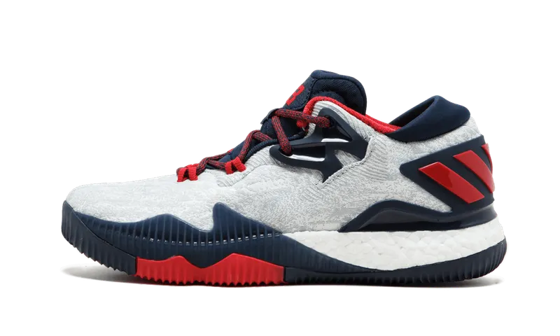 Adidas Crazylight Boost Low 2016 “CRED/CWHITE/CBLUE” | BB8163