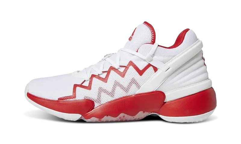 Adidas D.O.N. Issue 2 “White Scarlet” | FX9429