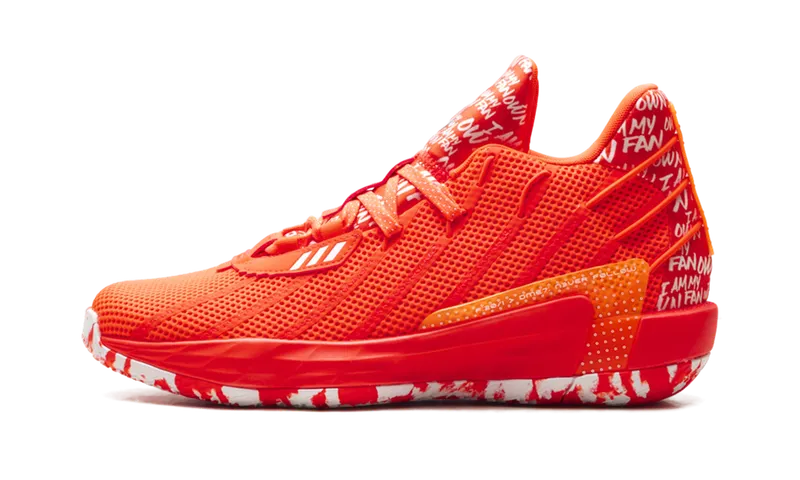 Adidas Dame 7 ‘I Am My Own Fan – Solar Red’ Solar Red/Cloud White/Solar Red “Solar Red/Solar Red/Cloud White/Solar Red” | FY0161
