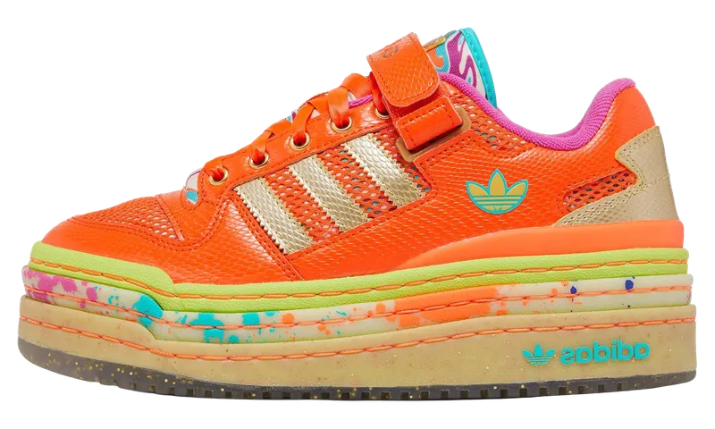 Adidas FORUM TRIPLE PLATFORM LO “Orange” | ID8642