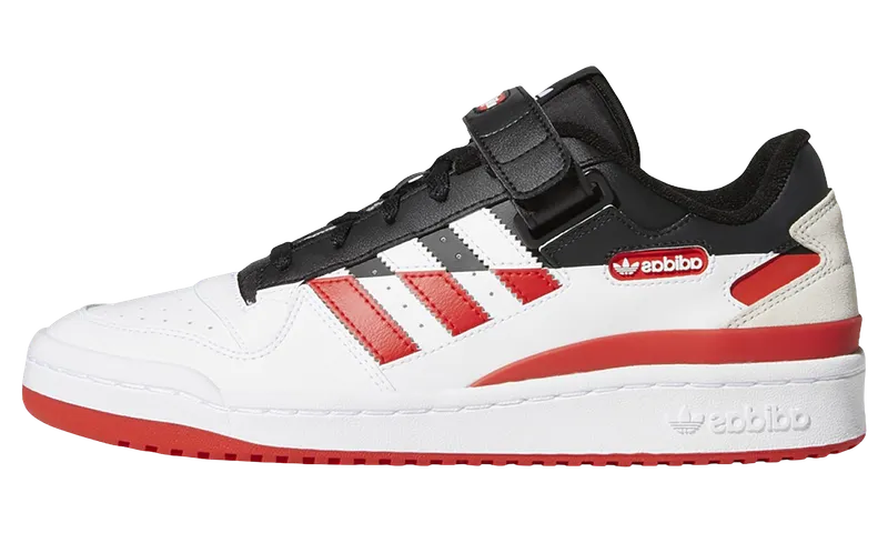 Adidas Forum Low Premium “Split – Black Vivid Red” | FY4974