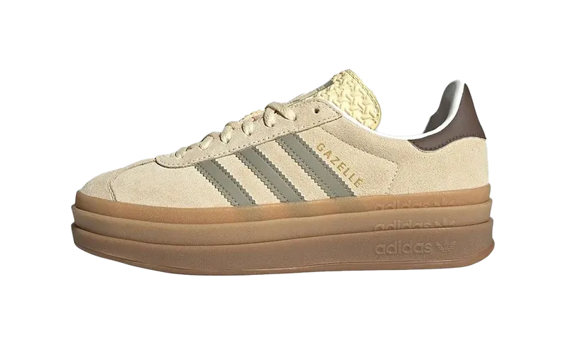 adidas Gazelle Bold W (beige / green) – JI2696 | JI2696