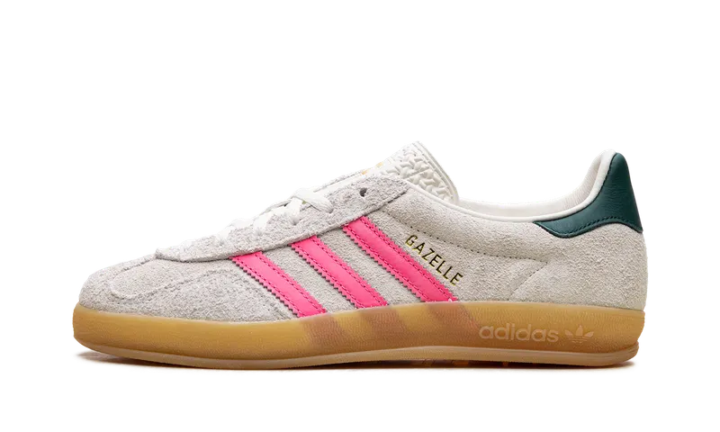 Adidas GAZELLE INDOOR “White/Pink/Gum” “Off White / Lucid Pink / Gum” | JQ1096