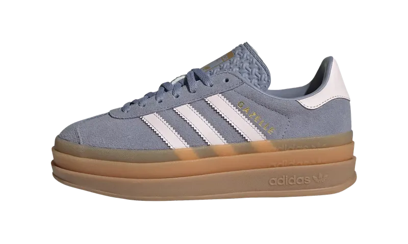 Adidas Gazelle Bold Kids Silver Violet / Almost Pink / Gum | JQ1297