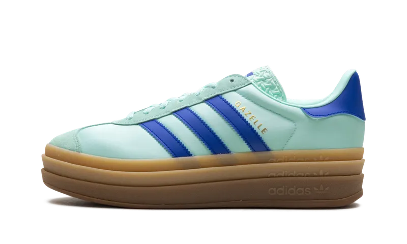 Adidas Gazelle Bold “Clear Mint Lucid Blue Gold Metallic” | JI2702