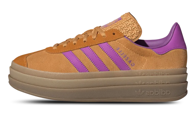 Adidas Gazelle Bold “Flash Orange Purple Burst Crew Orange” | JS3895