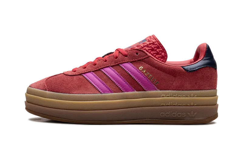 Adidas Gazelle Bold Red / Semi Lucid Fuchsia / Night Indigo “Red/Lucid Fuchsia/Night Indigo” | JH9665
