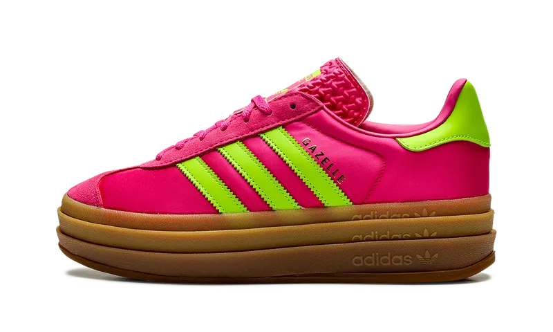 Adidas Gazelle Bold “Slime Fuchsia” “Semi Lucid Fuchsia / Solar Slime / Gold Metallic” | JI2705