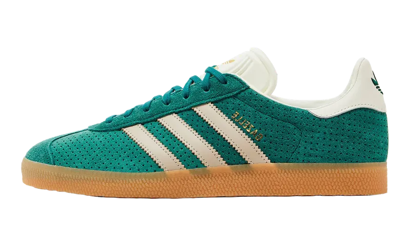 Adidas Gazelle “Collegiate Green Wonder Beige Gold Metallic” | IF7154
