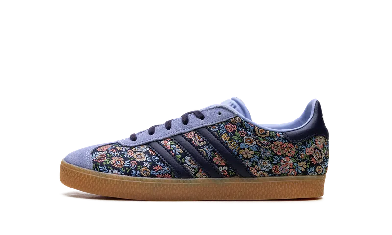 Adidas Gazelle x Liberty London Kids Blue / multicolor / Gum “Navy/Multi/Gum” | JH5207