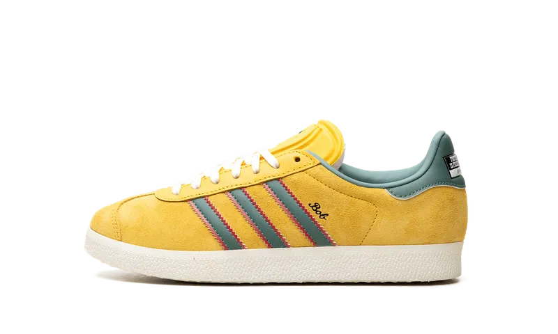 Adidas Gazelle Indoor “Bob Marley” “Bold Gold/Pure Ruby” | KJ3532