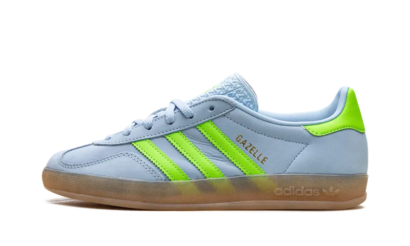 Adidas Gazelle Indoor “Clear Sky Solar Green” “Clear Sky / Solar Green / Gum” | JI1372