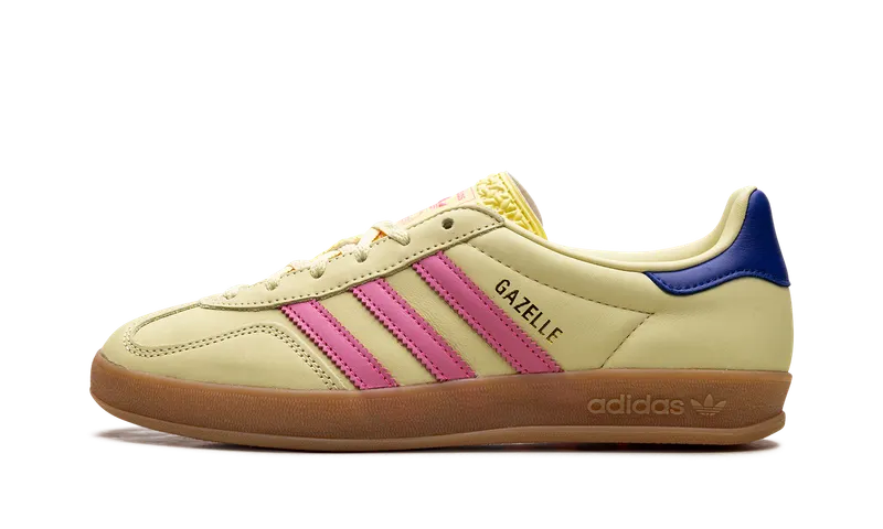 Adidas Gazelle Indoor Powder Yellow / Lucid Pink / Royal Blue | JI2719