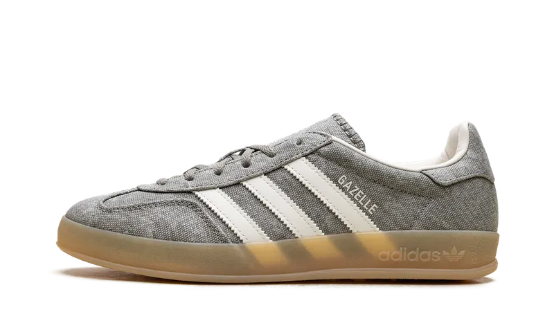 Adidas Gazelle Indoor “Silver Pebble Off White Canvas” | IH7033