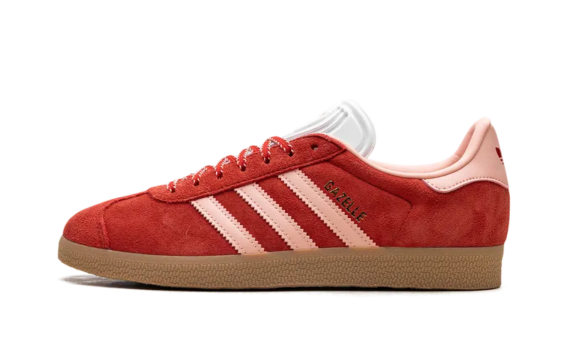 Adidas Gazelle sneakers Better Scarlet / Glow Pink / Gold Metallic | JH7217