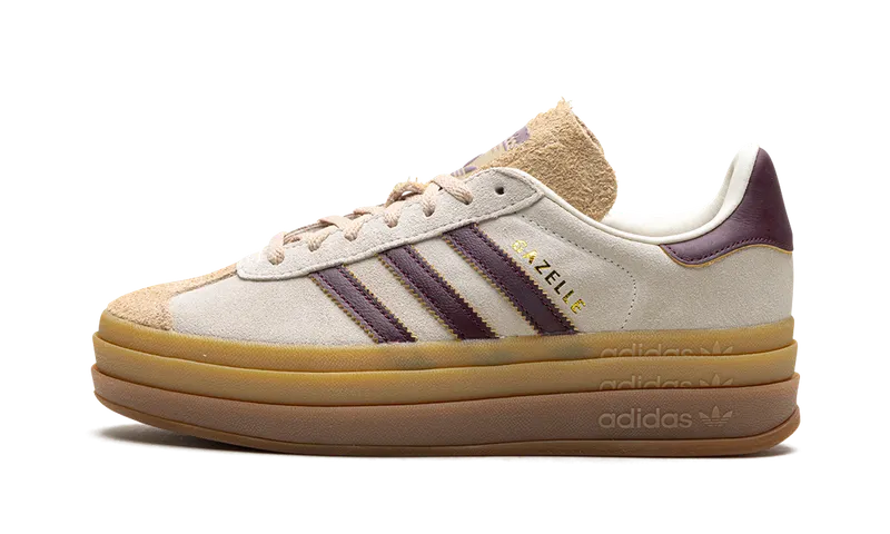 Adidas Gazelle Bold Cream White / Maroon / Magic Beige | JQ5127