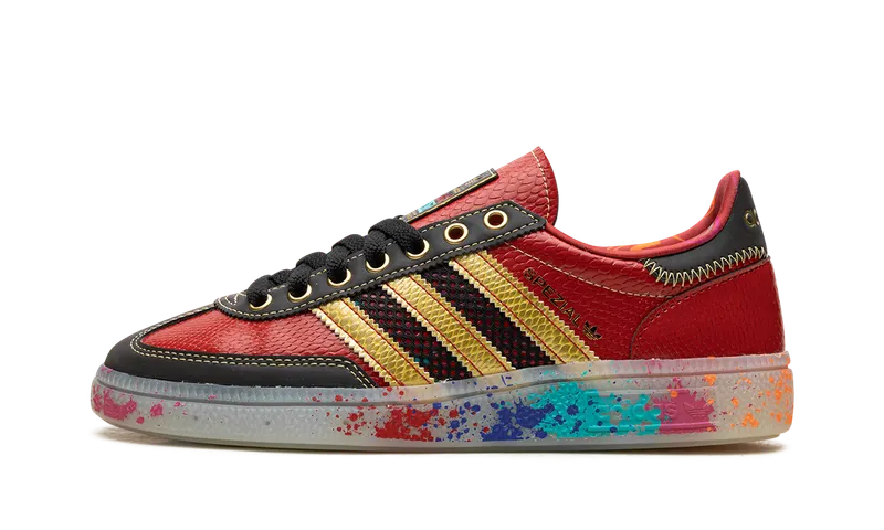 Adidas Handball Spezial “S.E.E.D. – Scarlet Gold Paint Splatter” | ID8617